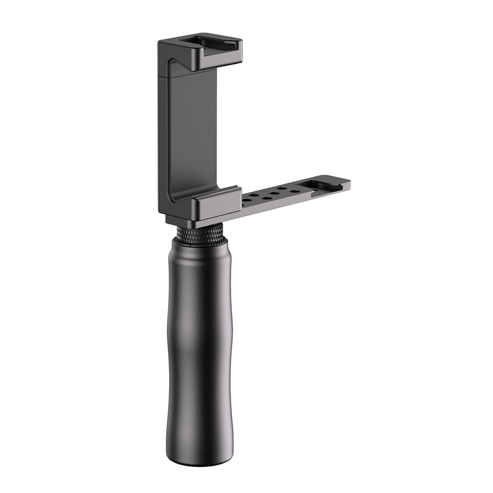 Apexel VG01 Filmmaker Grip Handle Grip Tripod Mount with Cold Shoe Mount