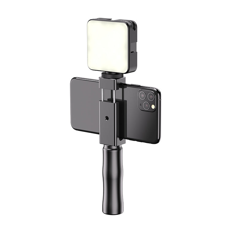 Apexel VG01 Filmmaker Grip Handle Grip Tripod Mount with Cold Shoe Mount