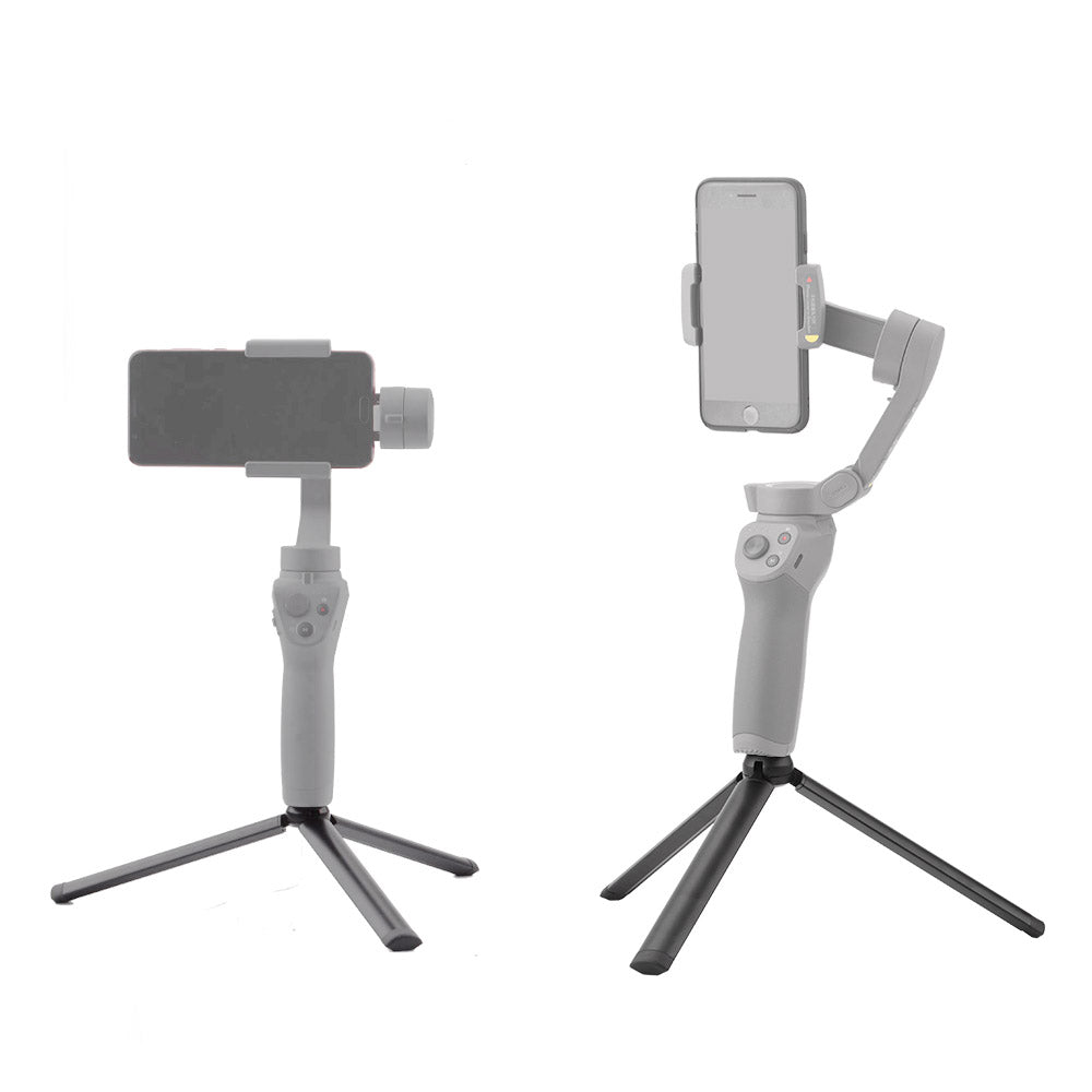 Aluminum Alloy Telescopic Handheld Gimbal Stabilizer Extension Stick with Tripod for DJI Feiyu Zhiyun Moza