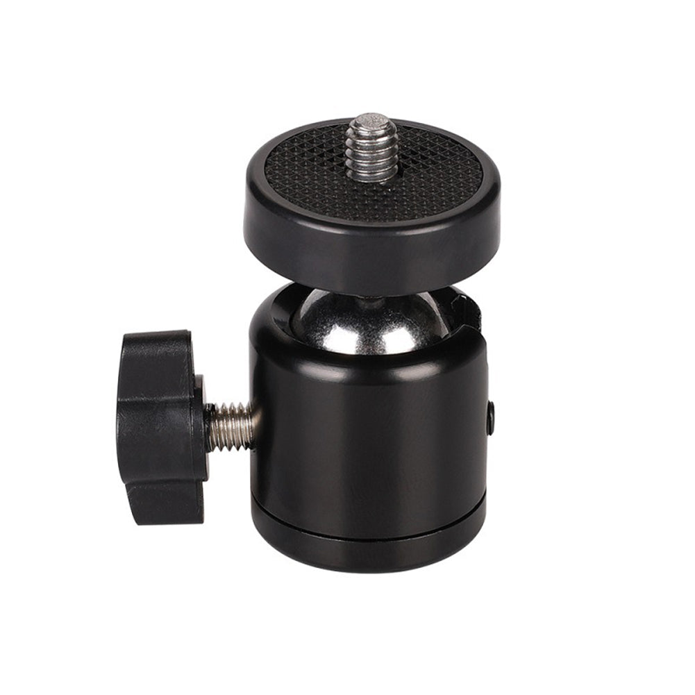 Photography Light Bracket Mini Ball Head 1/4-3/8" Screw Mount for Camera Tripod
