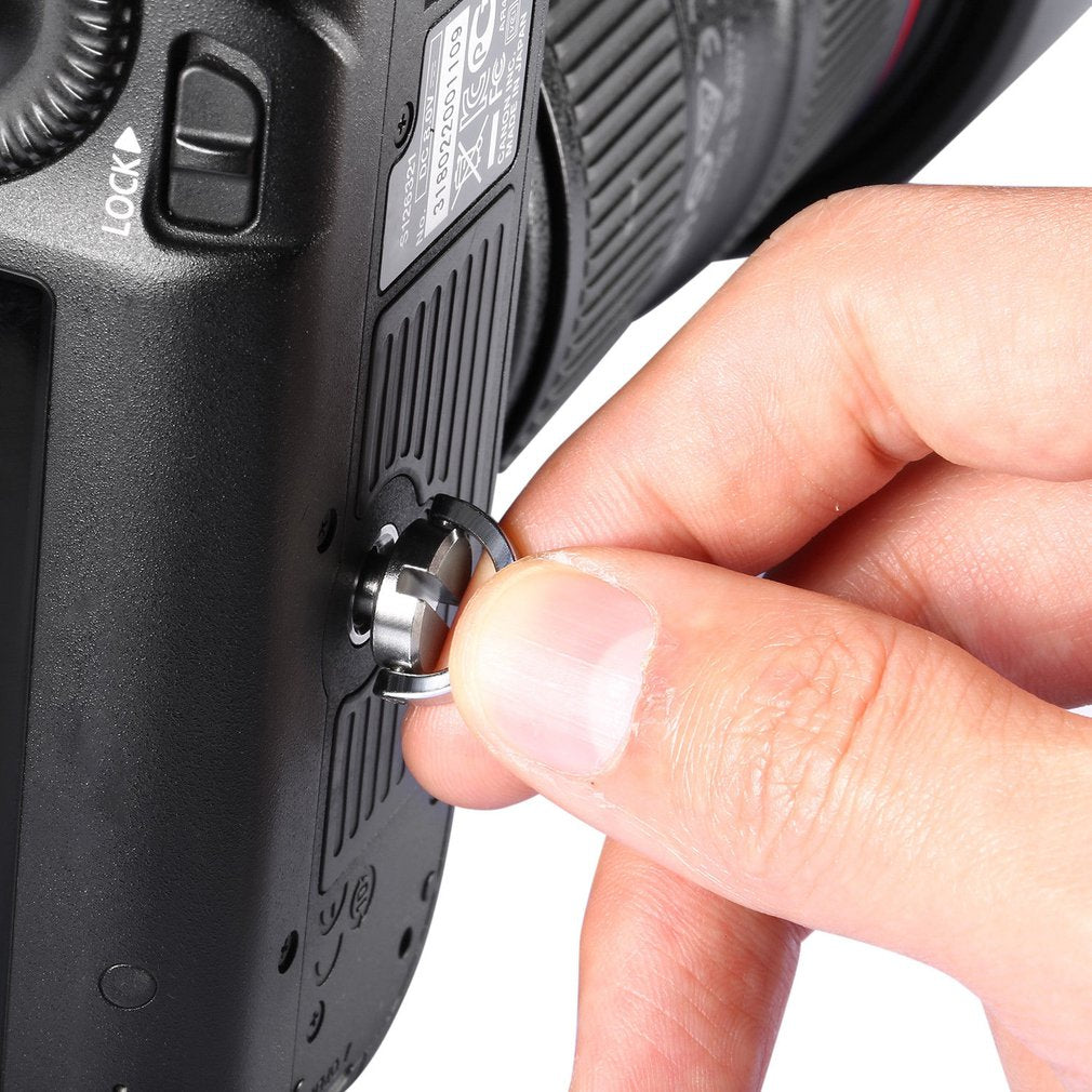 1/4 inch Camera Screw D-Ring Adapter for Tripod Monopod Quick Release Plate Camera Screw