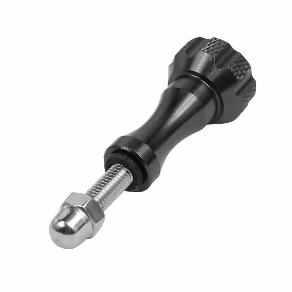 3pcs Aluminum Alloy Long Short Thumb Knob Screws Nut for GoPro Hero Black 8 7 6 5 4 SJcam EKEN YI 4K - Black