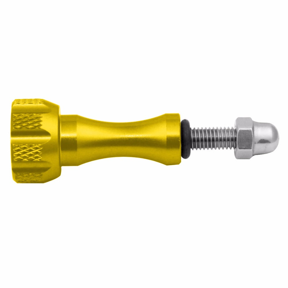 3pcs Aluminum Alloy Long Short Thumb Knob Screws Nut for GoPro Hero Black 8 7 6 5 4 SJcam EKEN YI 4K - Yellow