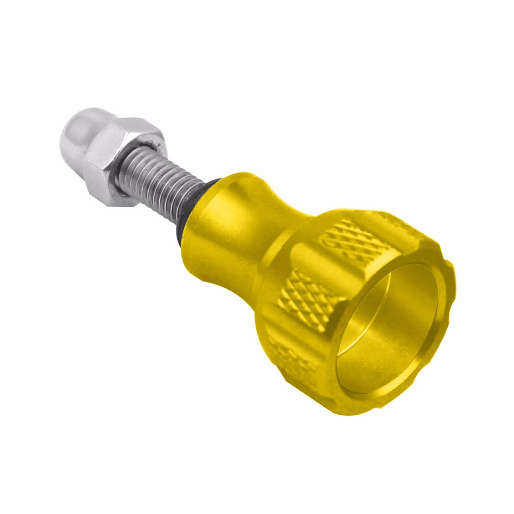 3pcs Aluminum Alloy Long Short Thumb Knob Screws Nut for GoPro Hero Black 8 7 6 5 4 SJcam EKEN YI 4K - Yellow