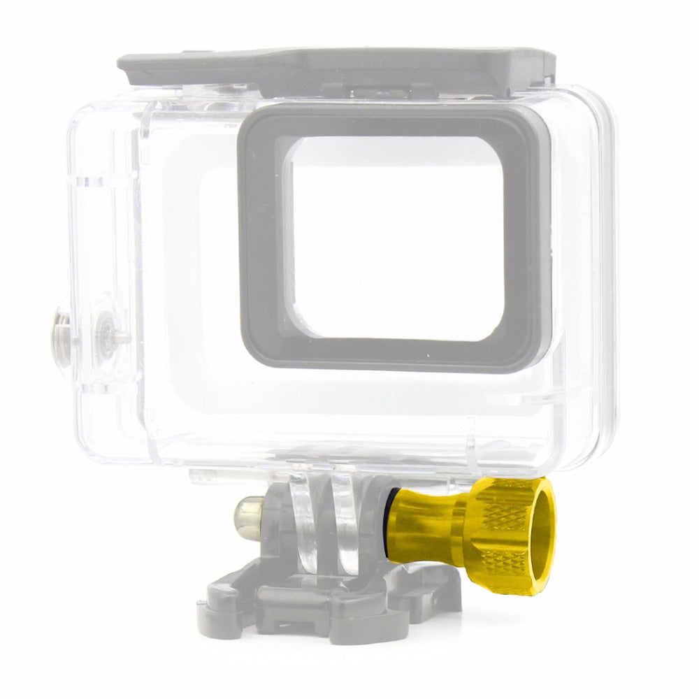 3pcs Aluminum Alloy Long Short Thumb Knob Screws Nut for GoPro Hero Black 8 7 6 5 4 SJcam EKEN YI 4K - Yellow