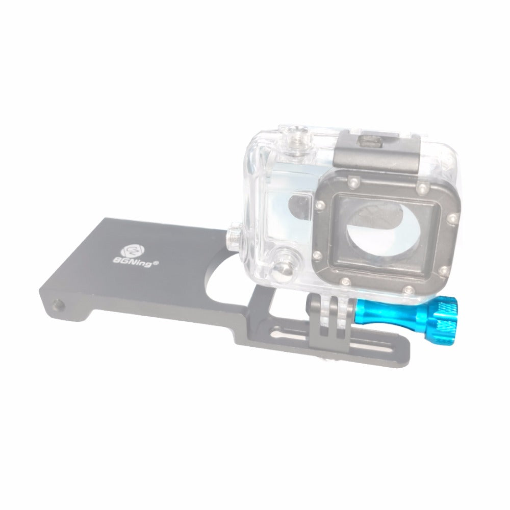 3pcs Aluminum Alloy Long Short Thumb Knob Screws Nut for GoPro Hero Black 8 7 6 5 4 SJcam EKEN YI 4K - Blue