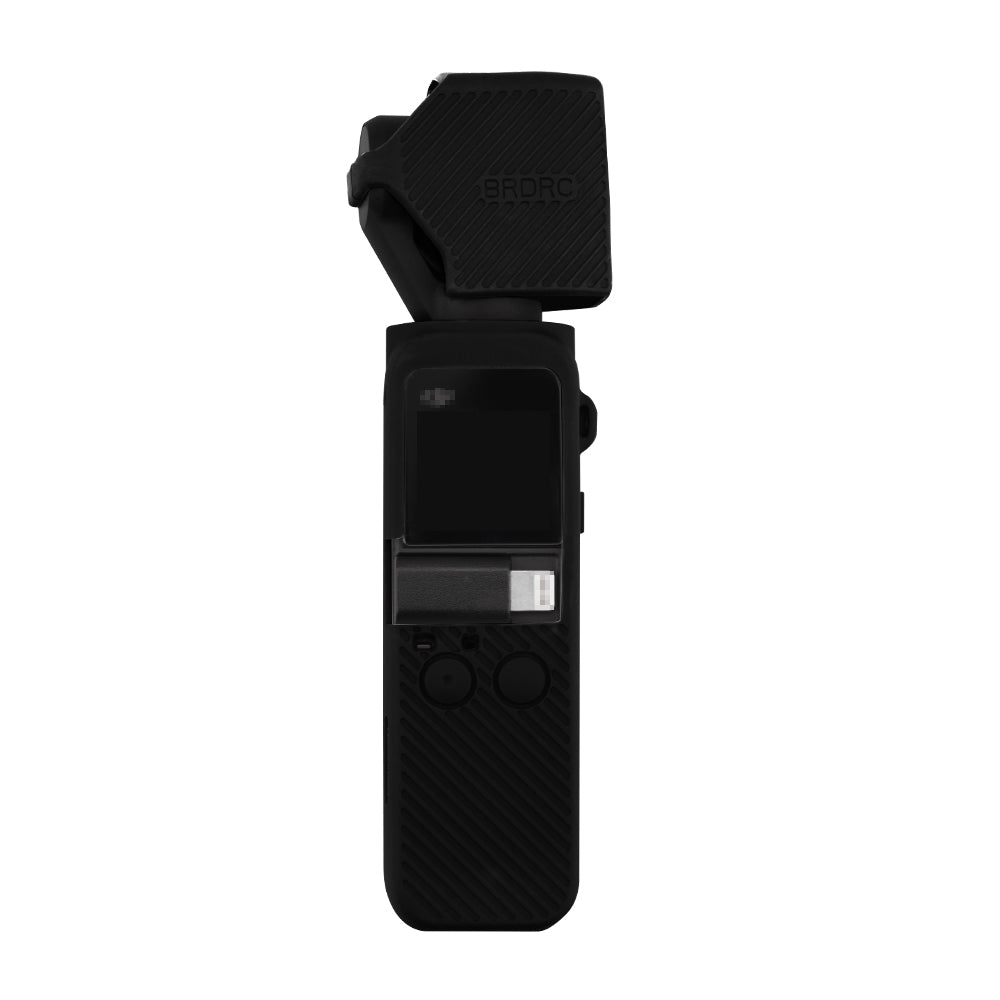 Lens Protective Cover Silicone Cap for DJI OSMO Pocket 2 - Black