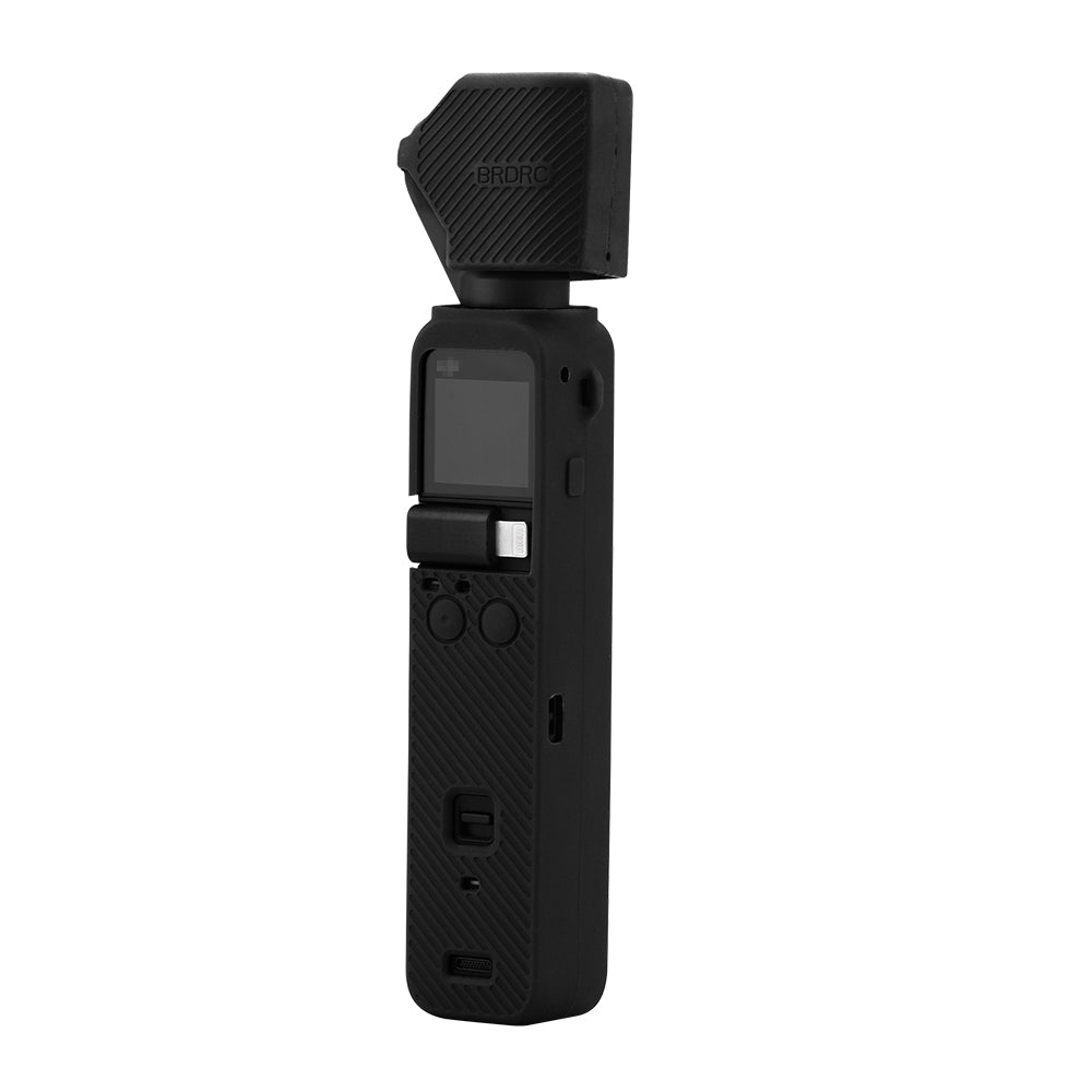 Lens Protective Cover Silicone Cap for DJI OSMO Pocket 2 - Black