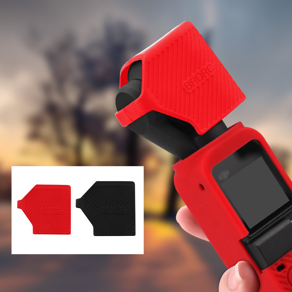 Lens Protective Cover Silicone Cap for DJI OSMO Pocket 2 - Black