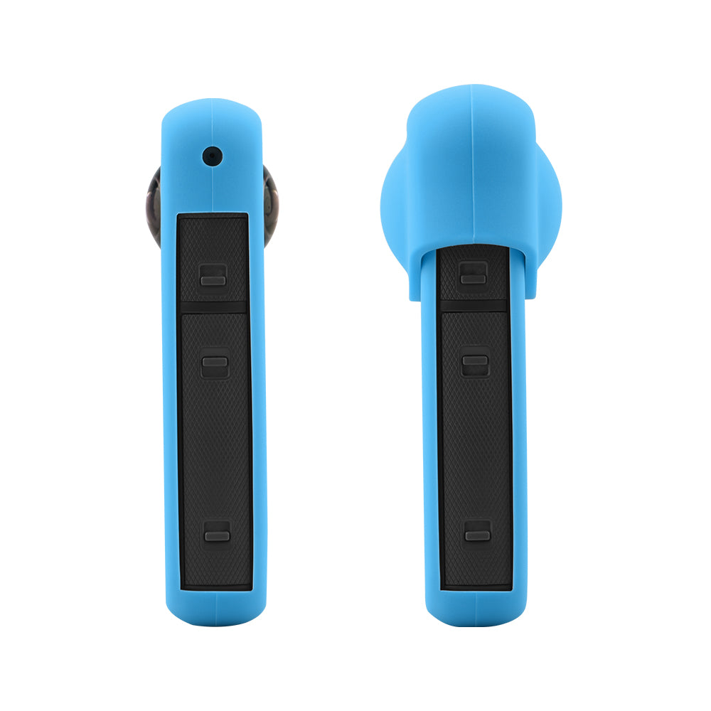Silicone Sports Camera Lens Protective Cover for Insta360 One X2 - Blue