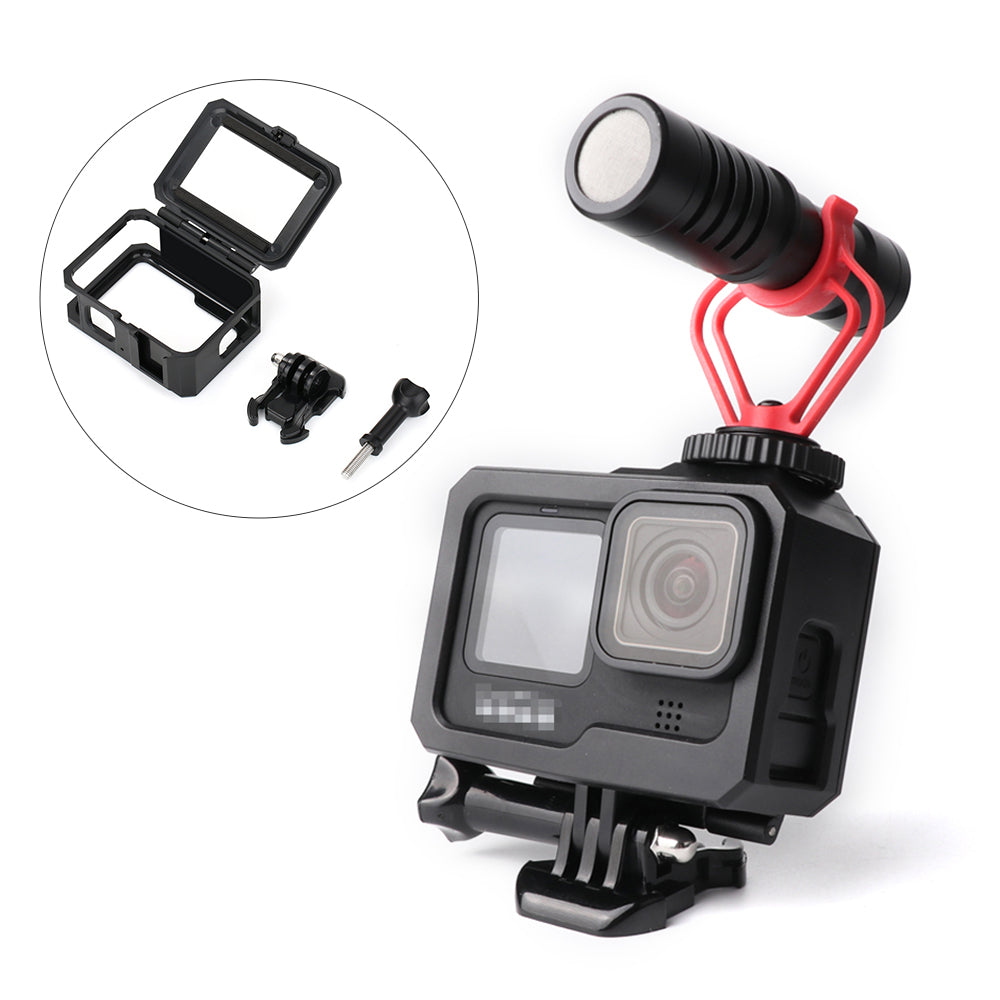 Protective Frame Housing Cage Shell Cold Shoe Mount for Gopro Hero