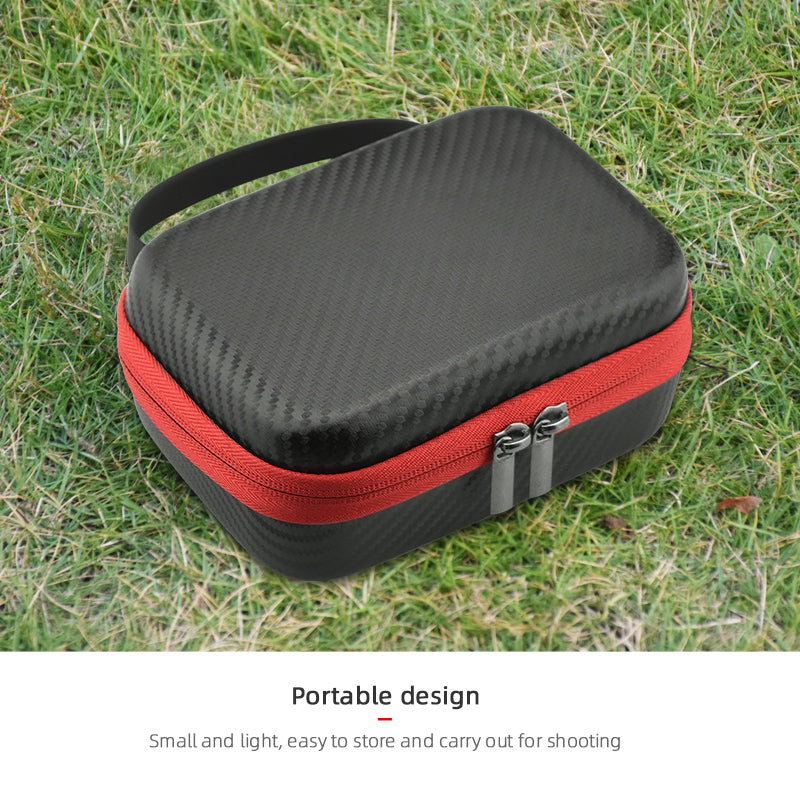 Portable PU Handbag Carrying Case Storage Bag for DJI Osmo Pocket 2 Gimbal Camera Accessories - Black