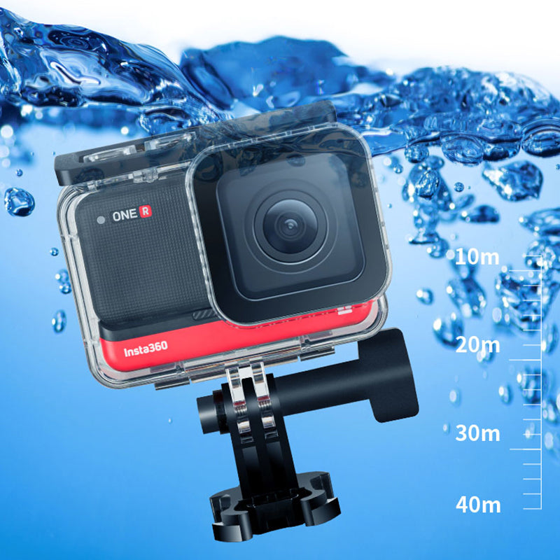 Waterproof Case Housing for Insta360 ONE R 360 Panorama Edition Underwater Diving Protective Cover