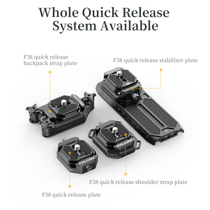 FALCAM 2408 F38 Universal Arca Swiss Aluminum Alloy Quick Release Plate Mount for DJI RS2/RSC2