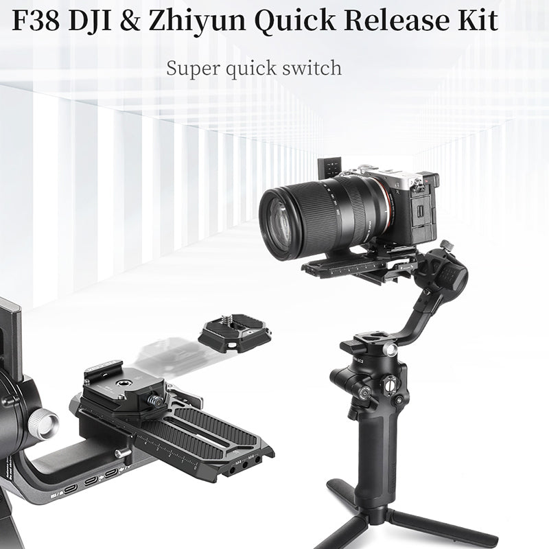 FALCAM 2400 F38 Universal Arca Swiss Quick Release Plate Mount for Zhiyun Weebill-s/Crane 2S
