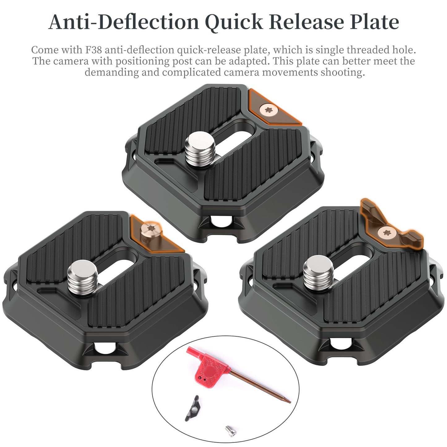 FALCAM 2400 F38 Universal Arca Swiss Quick Release Plate Mount for Zhiyun Weebill-s/Crane 2S