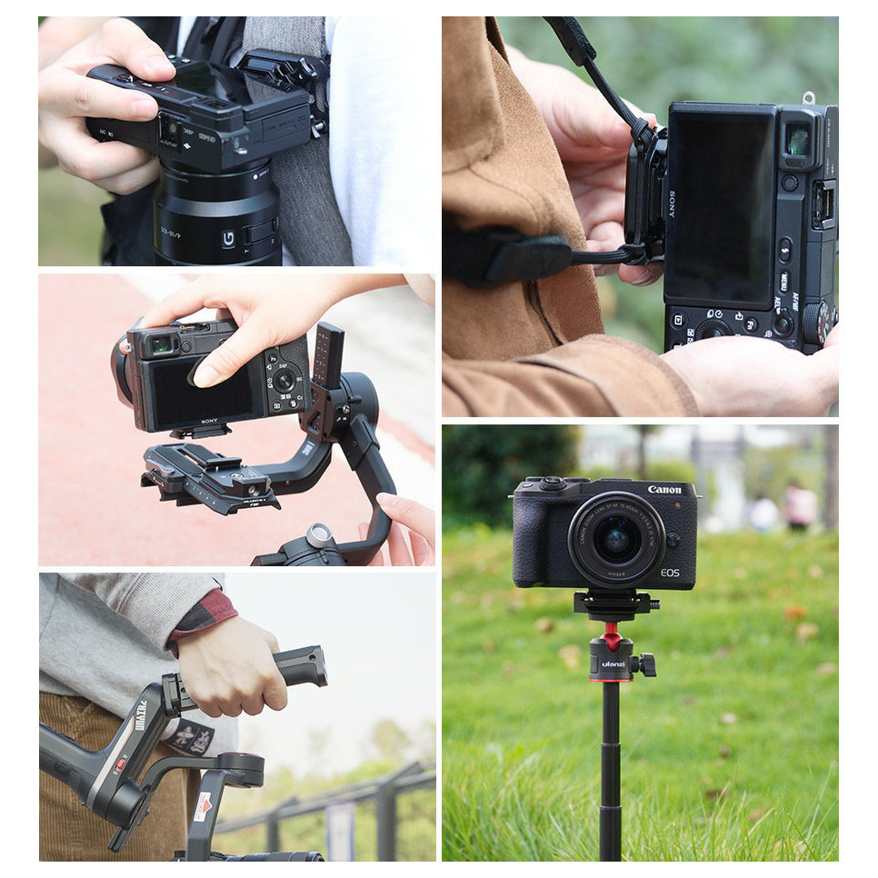 FALCAM 2401 F38 CNC Aluminum Alloy Camera Anti-deflection Quick Release Plate