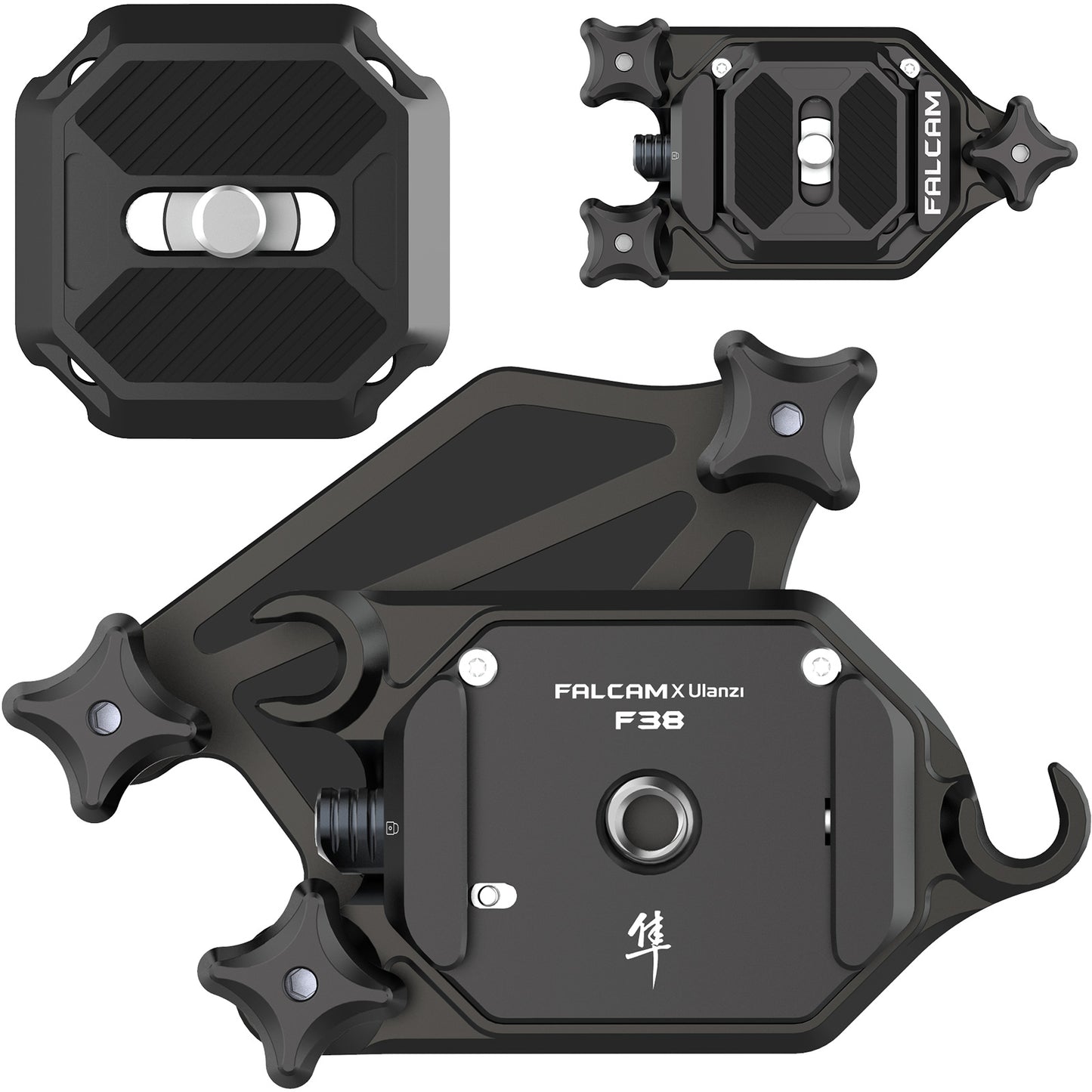 FALCAM 2271 F38 Quick Release System for DSLR Camera Stabilizer Tripod Slider Universal Arca Swiss Mount Adapter Backpack Mount