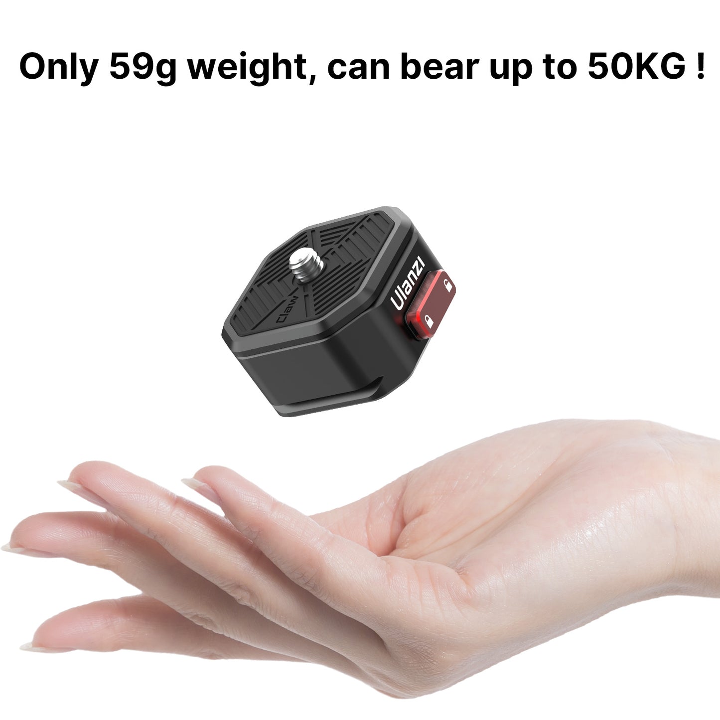 Uniqkart 2333 Claw Portable Slide Lock Quick Release Plate for Arca Tripod Stabilizer