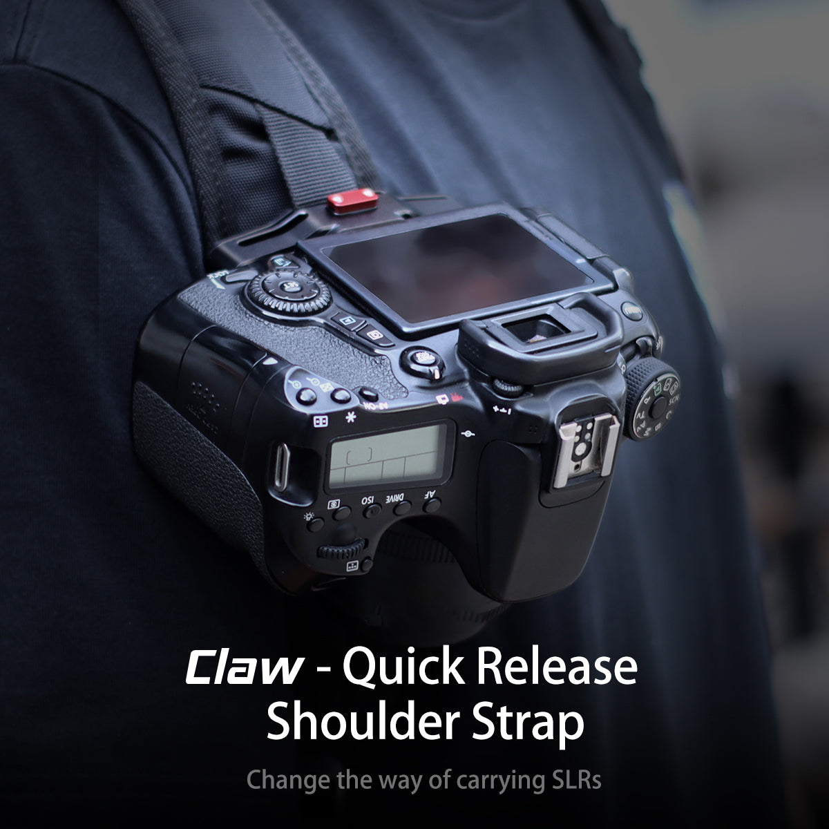 Uniqkart Claw 1965 Quick Release Plate Backpack Strap Belt DSLR Action Camera Mount Plate