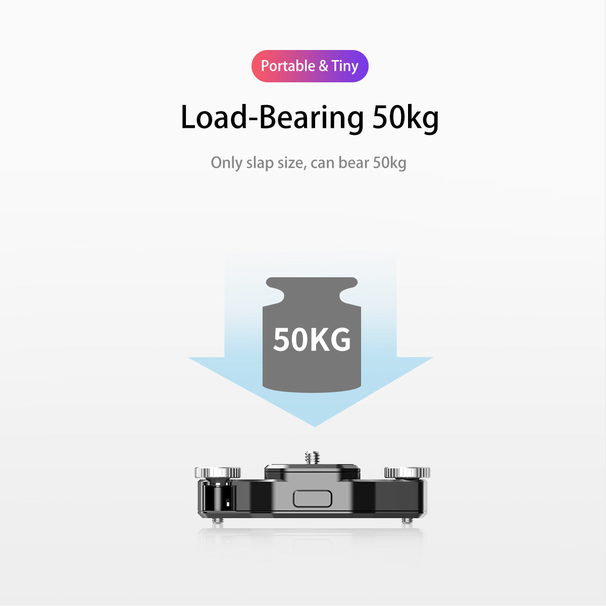 Uniqkart Claw 1965 Quick Release Plate Backpack Strap Belt DSLR Action Camera Mount Plate