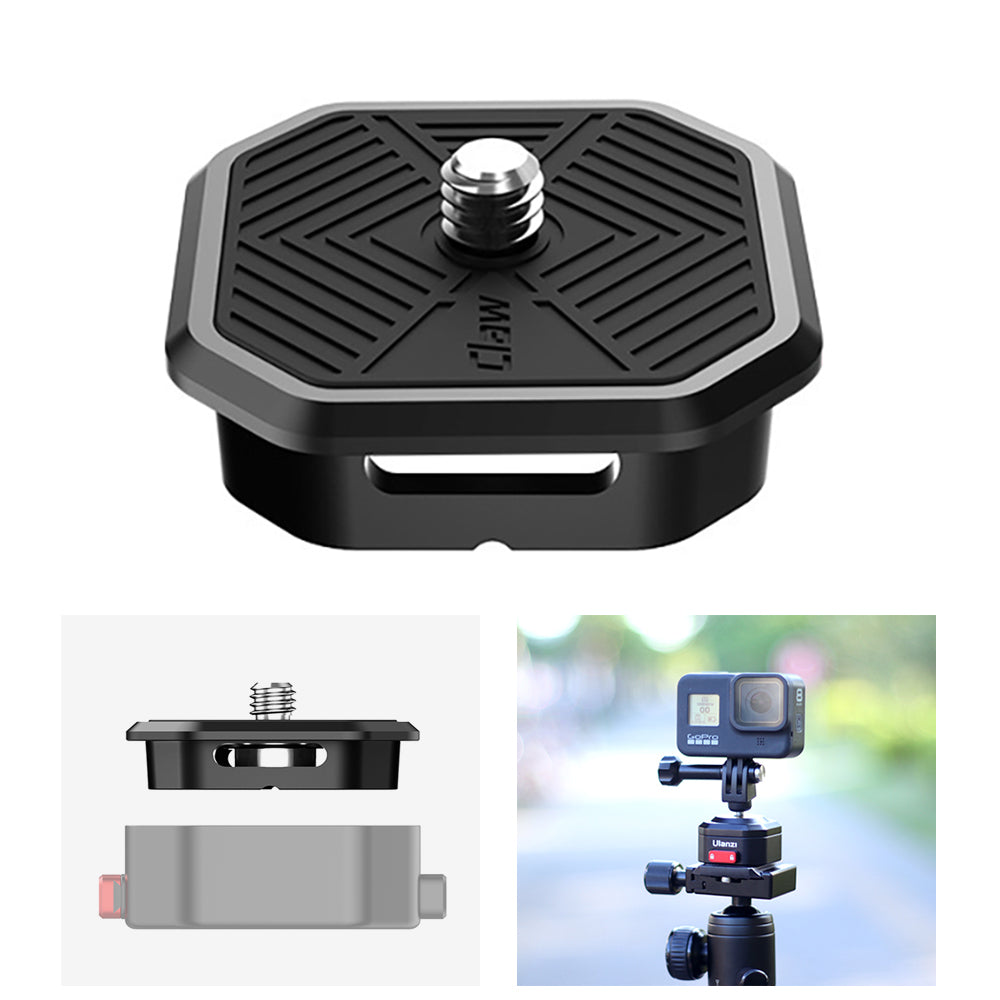 Uniqkart 2107 Claw Quick Release Plate Top Cap Cover Quick Install System for DSLR Camera Mic Monitor