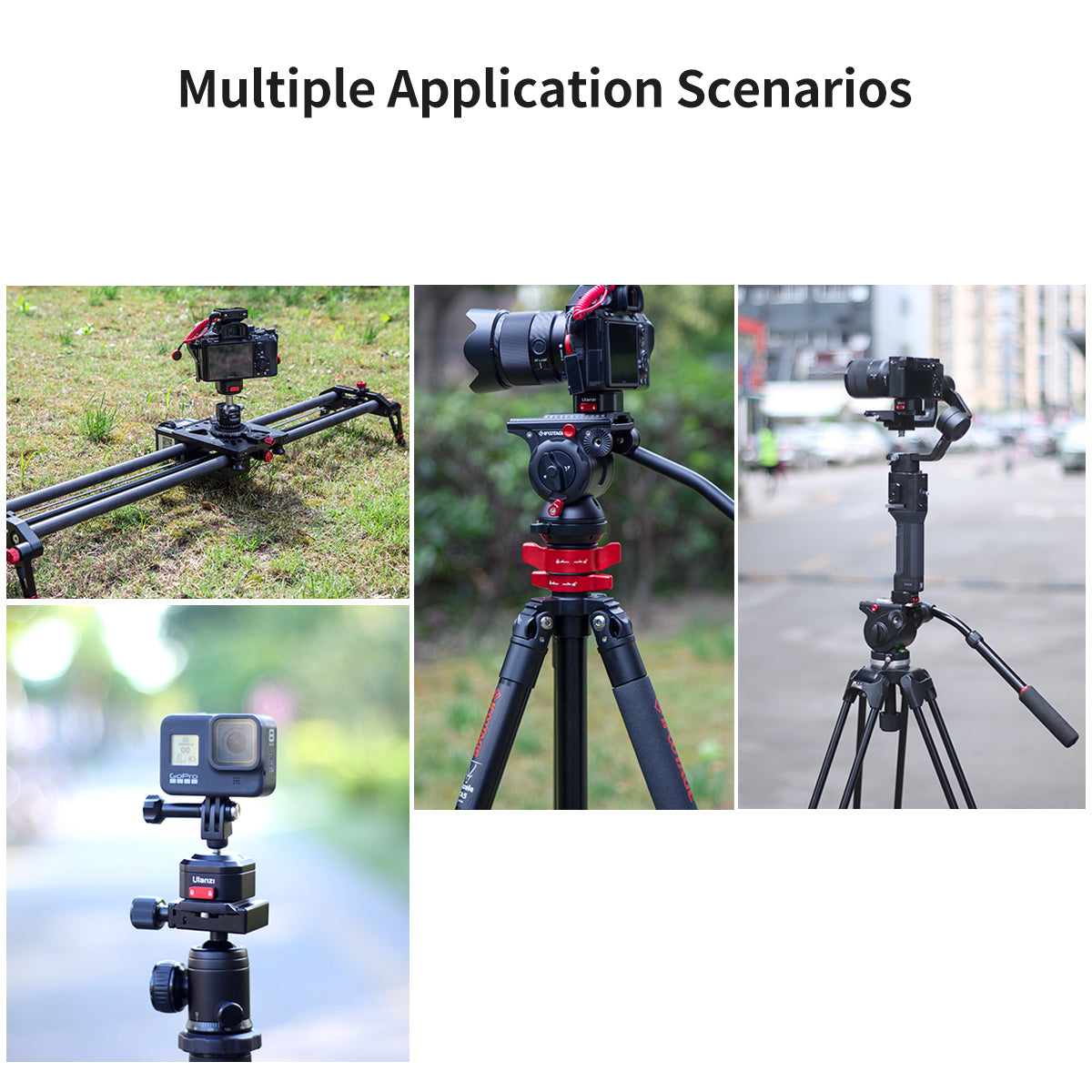 Uniqkart 2107 Claw Quick Release Plate Top Cap Cover Quick Install System for DSLR Camera Mic Monitor