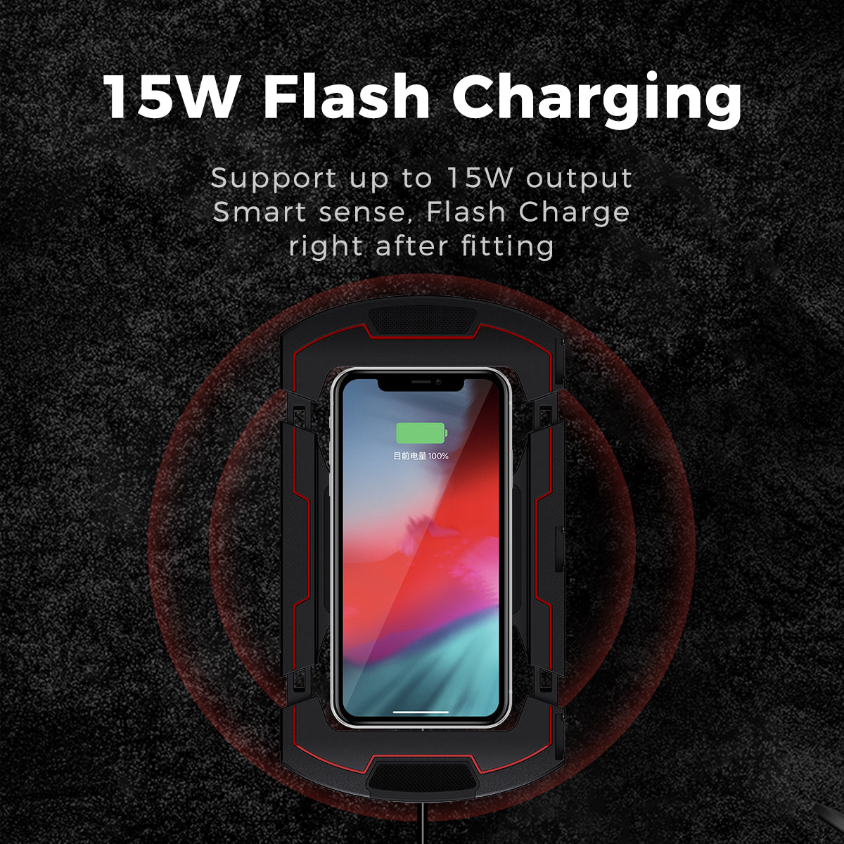 Uniqkart U-Rig Wireless Charging Handheld Vlogging Cage Smartphone Video Rig with 3 Cold Shoe Extension Port