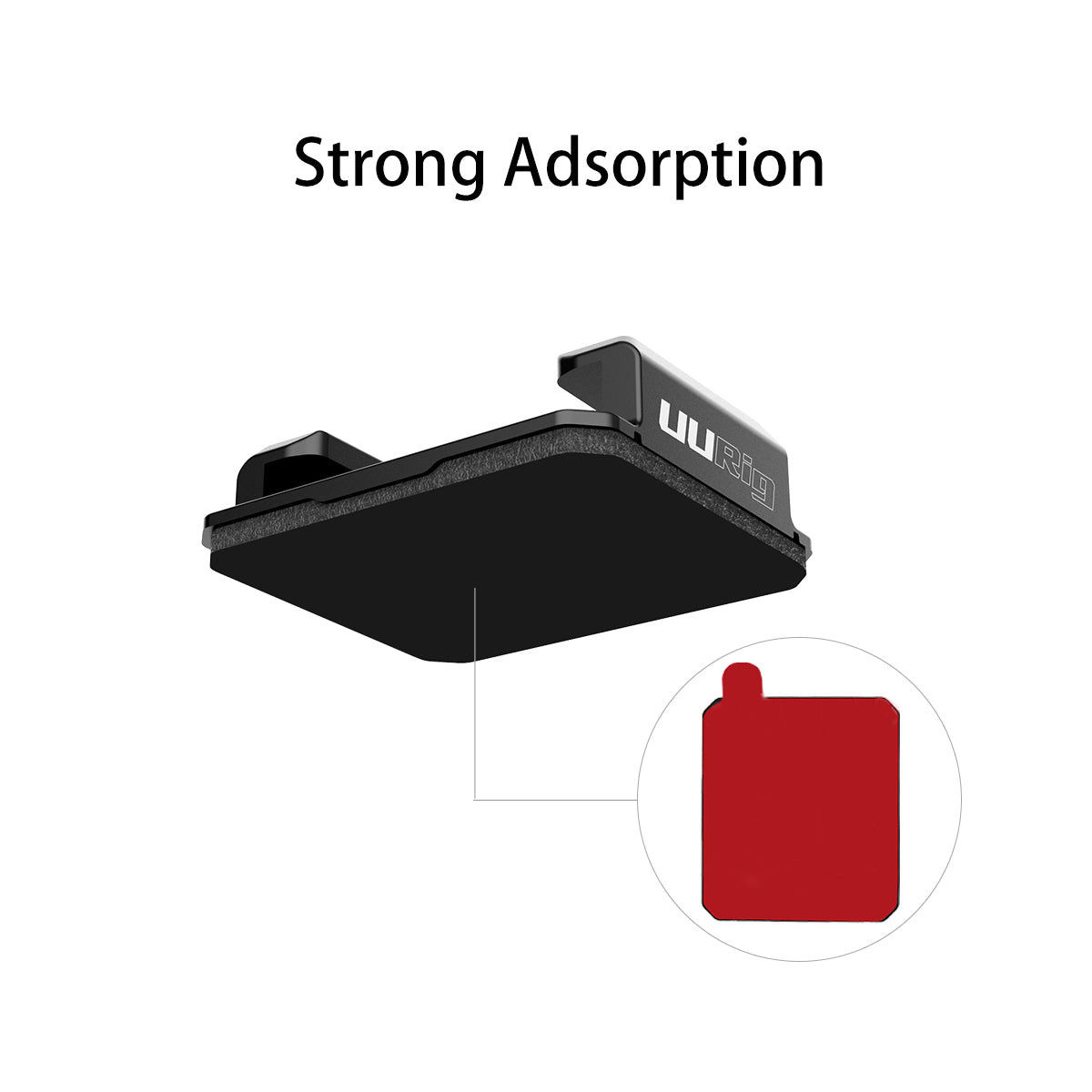 UURig R046 DSLR Camera Adhesive Cold Shoe Mount for Microphone LED Fill Light