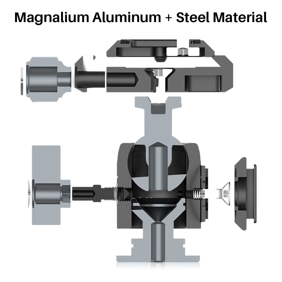 Uniqkart U-80L Arca Swiss Ballhead Tripod Ball Head for DSLR SLR Camera with Arca Quick Release Plate