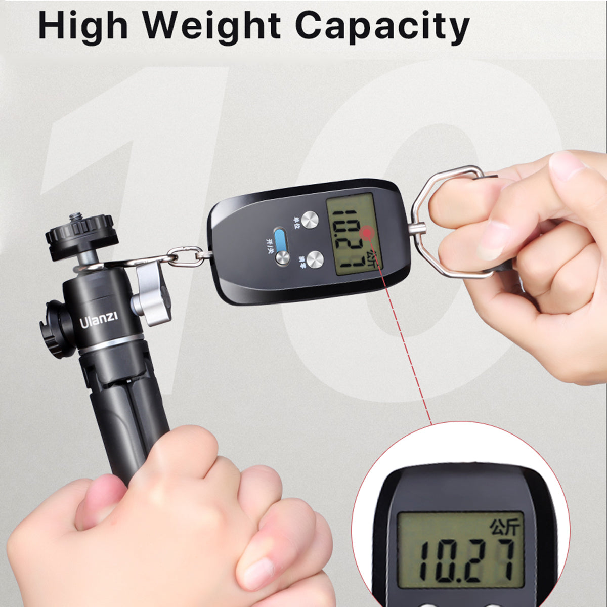 Uniqkart U-60 360 Degree Rotation Camera Tripod Side Cold Shoe Ball Head Mount Adapter