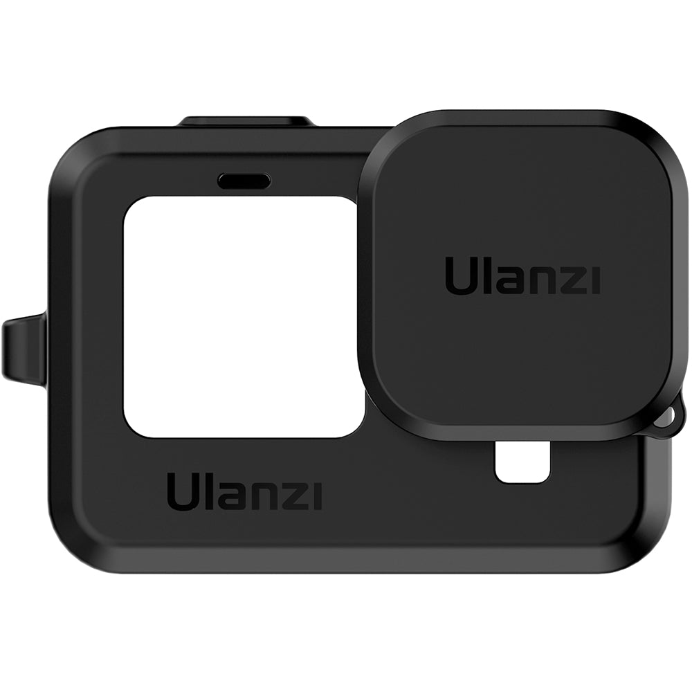 ULANZI G9-1 Silicone Protective Cover + Lens Cover Case with Lanyard for GoPro Hero 9