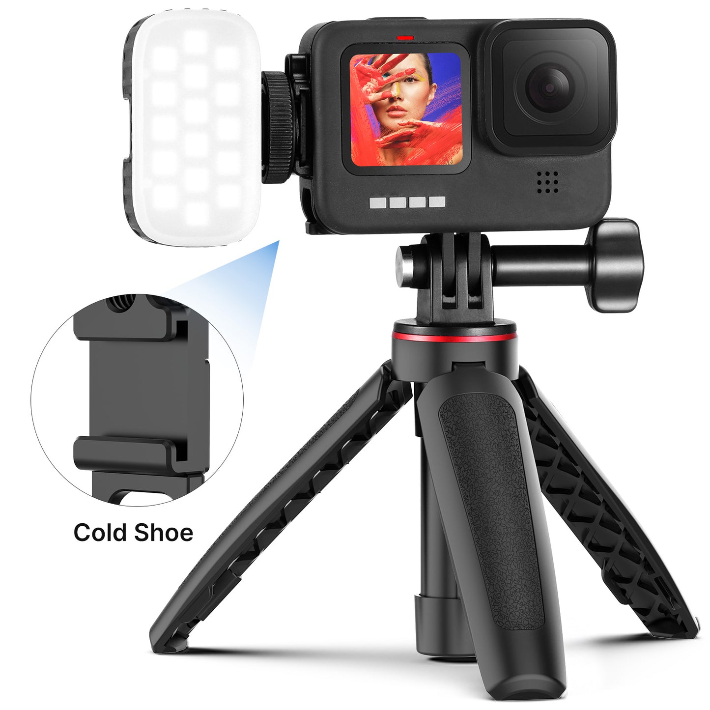 ULANZI G9-6 Battery Cover Detachable Battery Lid with Charging Port for Gopro Hero 9