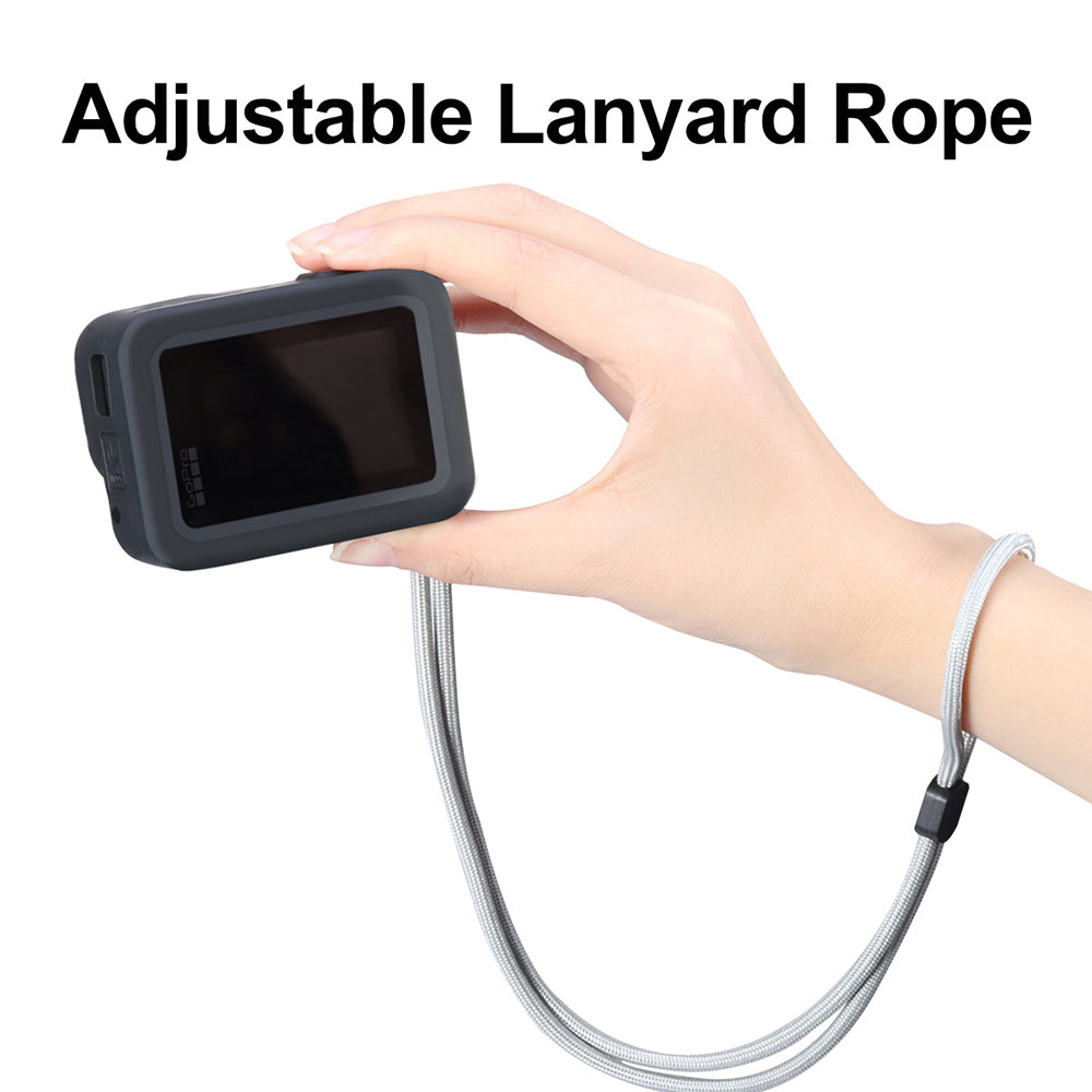 ULANZI G8-3 Soft Silicone Case Protective Cover Lens Cap with Lanyard for GoPro Hero 8 Black Action Camera