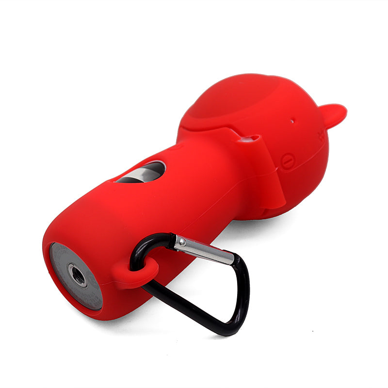 Full Body Drop-proof Soft Silicone Protective Cover Case for Samsung Gear 360 (2017) Panoramic 4K Sports Camera - Red