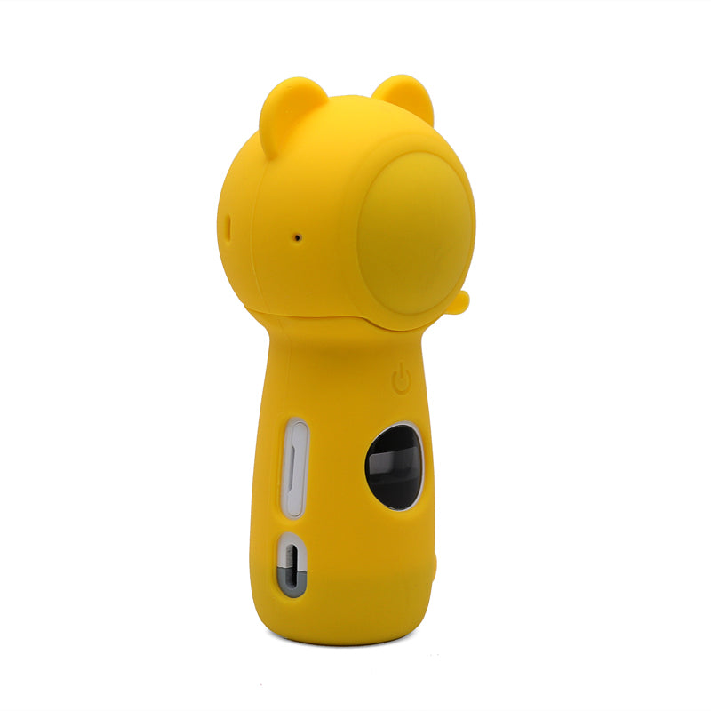 Full Body Drop-proof Soft Silicone Protective Cover Case for Samsung Gear 360 (2017) Panoramic 4K Sports Camera - Yellow