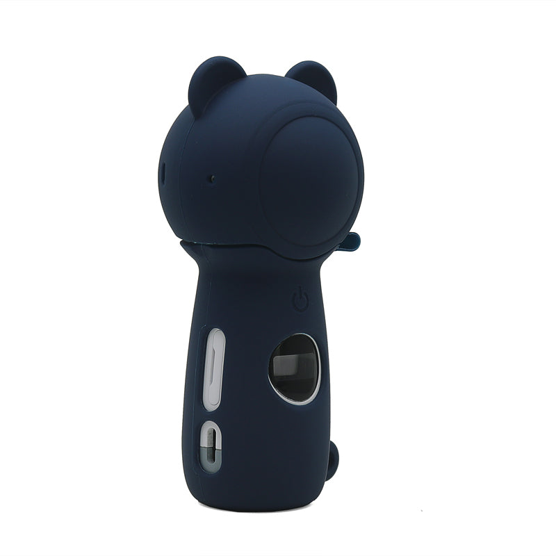 Full Body Drop-proof Soft Silicone Protective Cover Case for Samsung Gear 360 (2017) Panoramic 4K Sports Camera - Midnight Blue