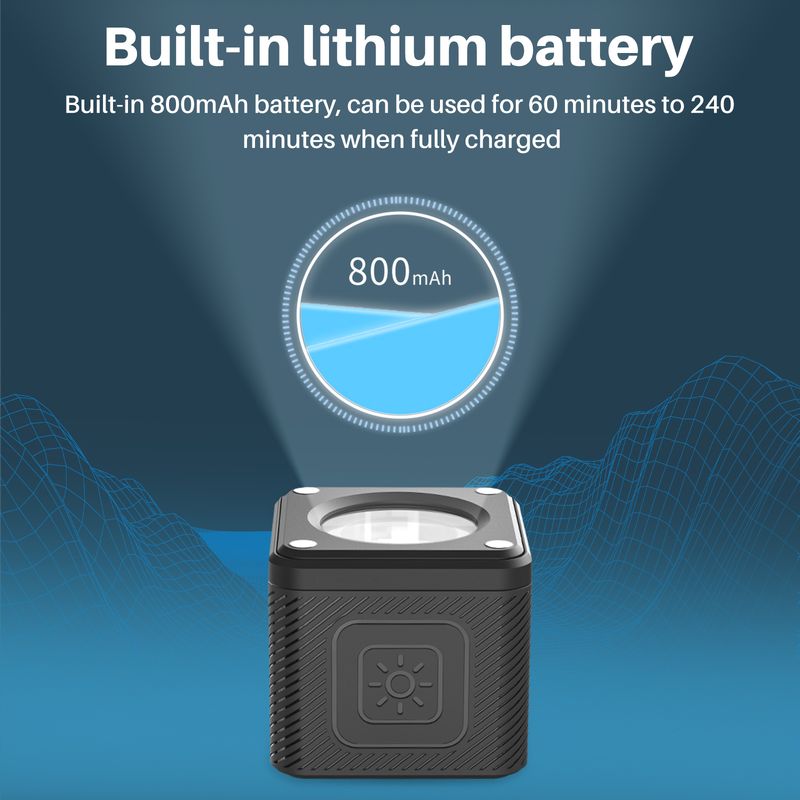 Uniqkart L2 Cutelite COB LED Video Light Portable Fill Photography Light Kit IP68 Waterproof Mini Cube Fill Light