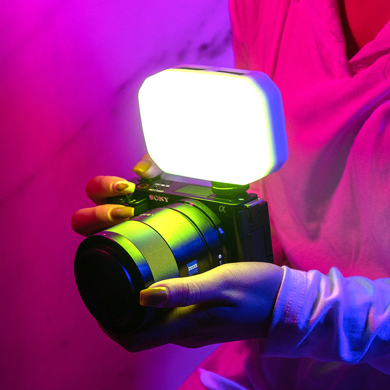 Uniqkart VL60 Mini Pocket RGB Video Light Portable Magnetic LED Camera Fill Light for Photography Shooting