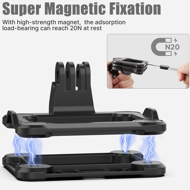 ULANZI GP-16 3 in 1 Quick Release Magnetic Action Camera Mount for GoPro 8 9 10