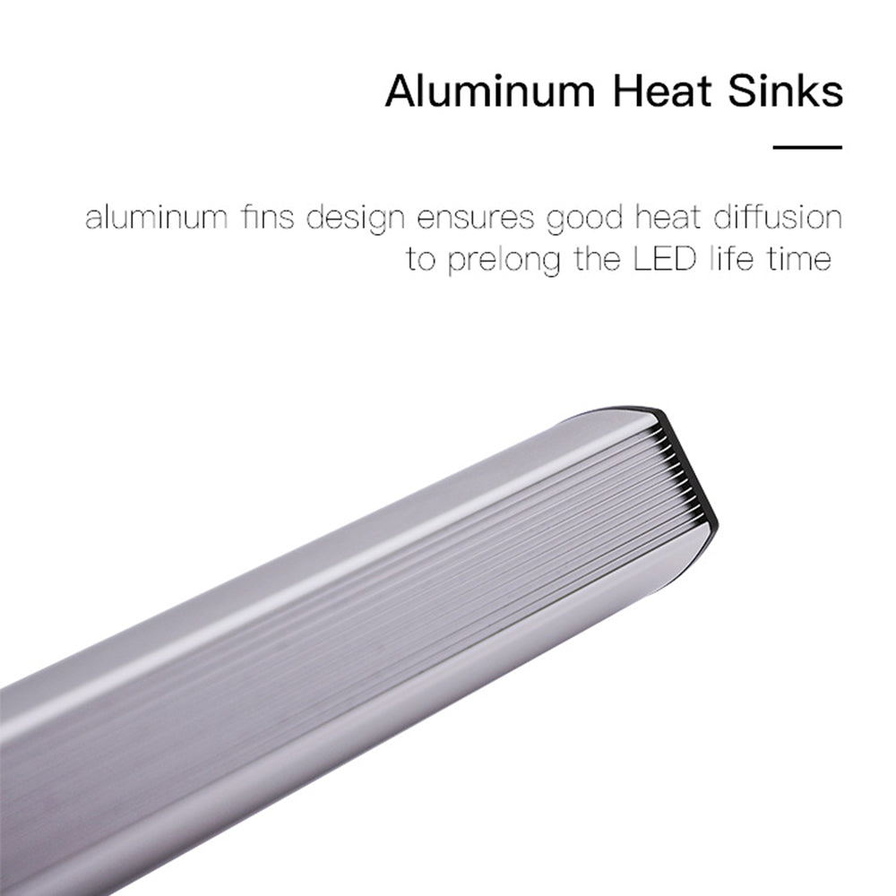 LUXCEO Q508A 8-color Photography RGB Fill Light Adjustable Color Temperature Handheld Video Light - Black/White