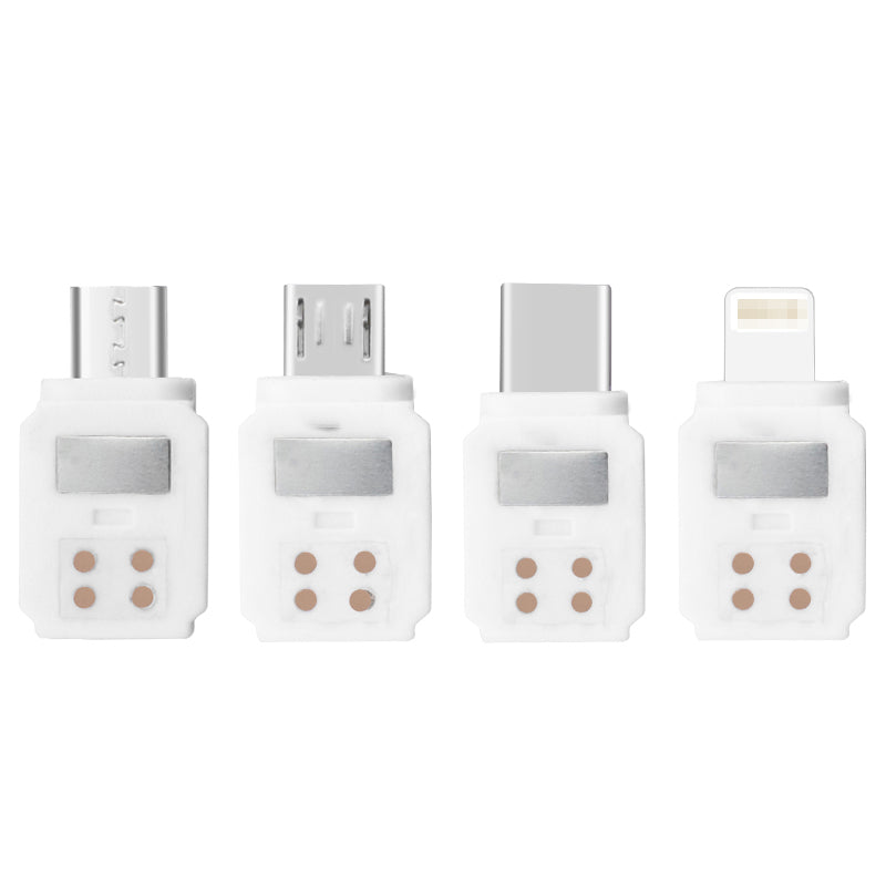 EWB8889 4Pcs/Set Lightning Micro USB Standard/Reverse Type-C Phone Adapter Connector for OSMO Pocket 2/Pocket Handheld Gimbal Camera