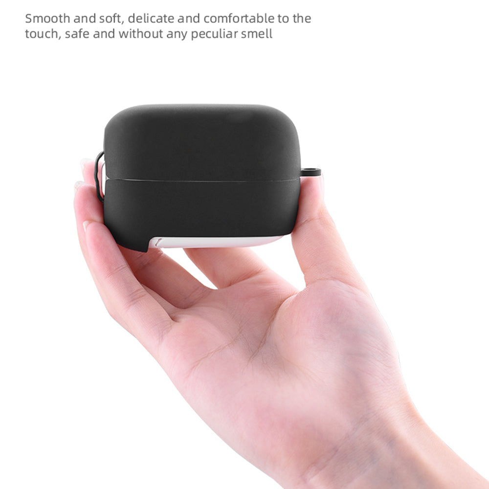 EWB8895 Thumb Anti-shake Digital Camera Charging Case Protector Silicone Protective Cover for Insta360 go2 Camera - Black