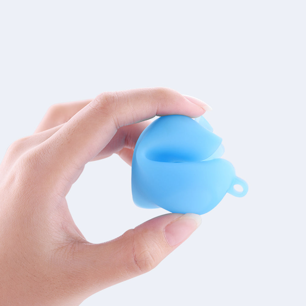 EWB8895 Thumb Anti-shake Digital Camera Charging Case Protector Silicone Protective Cover for Insta360 go2 Camera - White