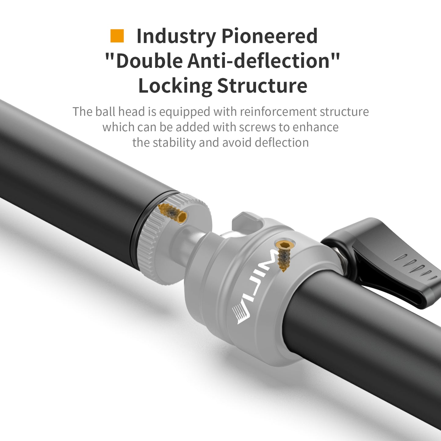 Uniqkart VIJIM LS06 Adjustable Live Broadcast Boom Arm Suspension Scissor Mic Stand Desk Mount Rotatable Microphone Arm for Live-stream Lighting
