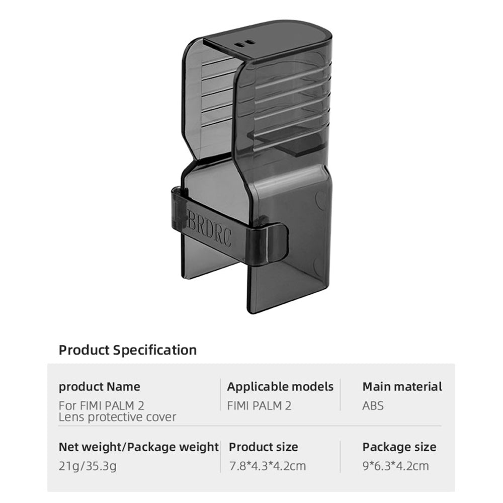 EWB8521 Sports Camera Lens Protection Cover Lens Screen Integrated Anti-collision Protection Case for FIMI PALM 2