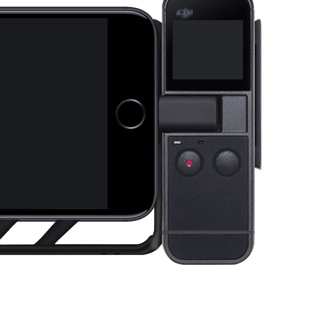 ZZCP5003 ZZCP5004 Handheld Phone Holder Gimbal Stand Tripod Mount with 1/4 Screw for DJI OSMO Pocket 2 - Silver