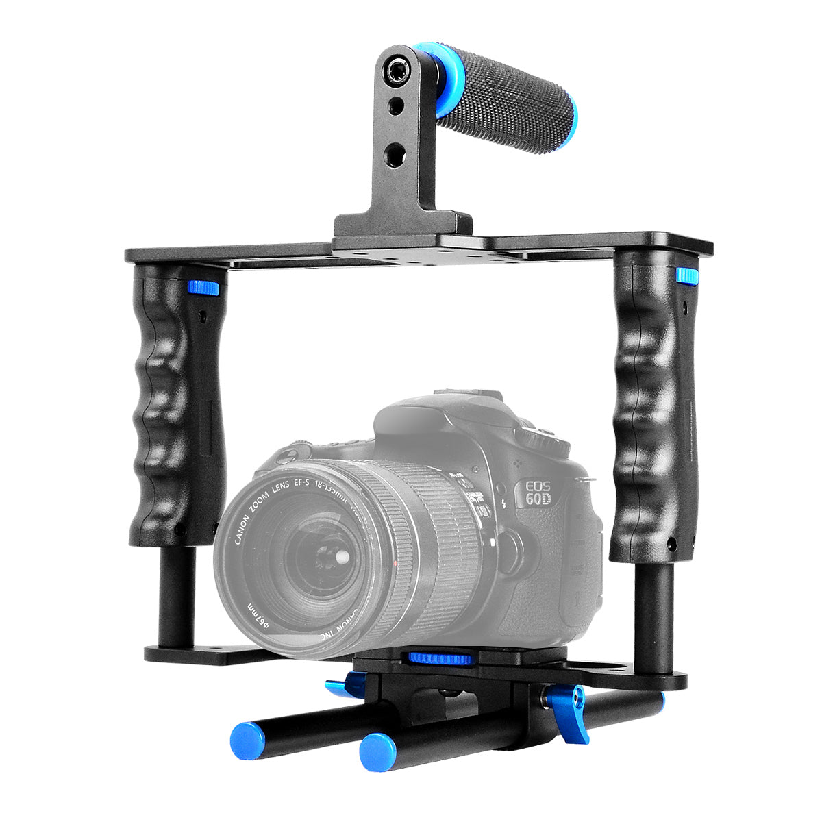 Yelangu C2 SLR Metal Frame Cage Camera Equipment Kit Shock Absorber Stabilizer for Micro Film Making