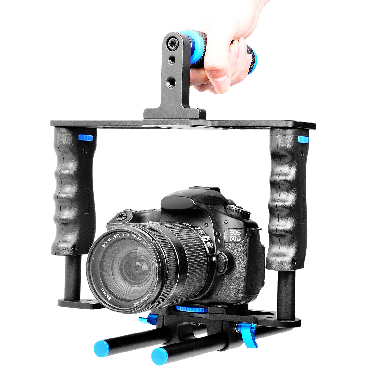 Yelangu C2 SLR Metal Frame Cage Camera Equipment Kit Shock Absorber Stabilizer for Micro Film Making