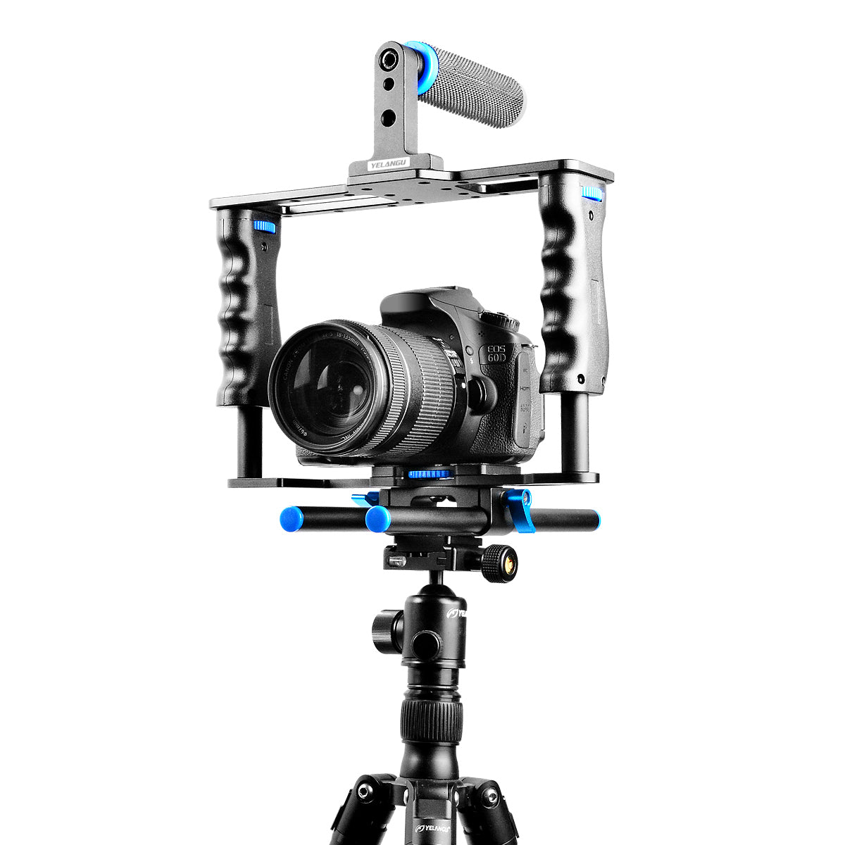 Yelangu C2 SLR Metal Frame Cage Camera Equipment Kit Shock Absorber Stabilizer for Micro Film Making